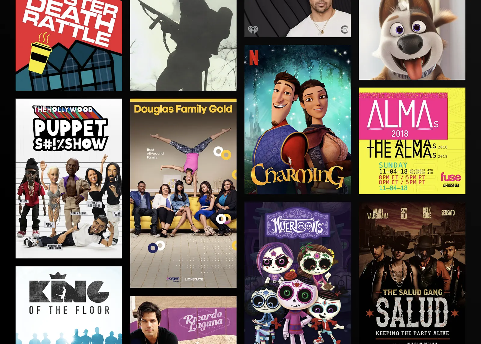 WV Entertainment website, screen 3